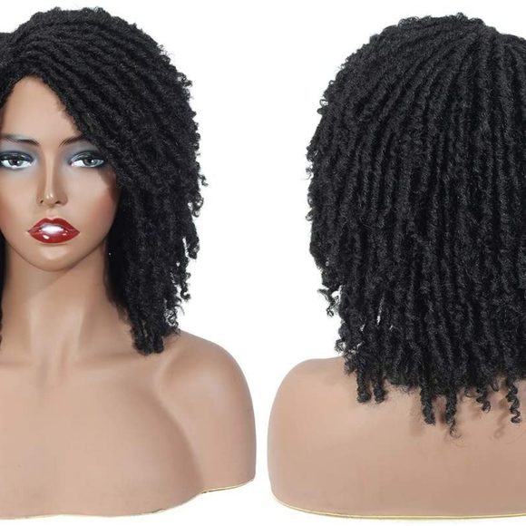 Dreadlocks Wig Faux Locs Crochet Hair 8in.  - Picture 3 of 5
